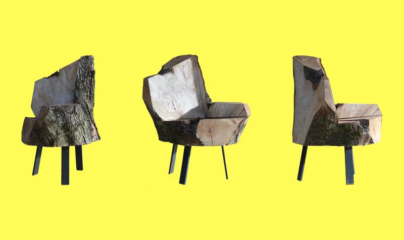 Chainsaw Chair three photo views