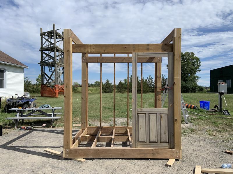 Wellington Design Build early assembly photo