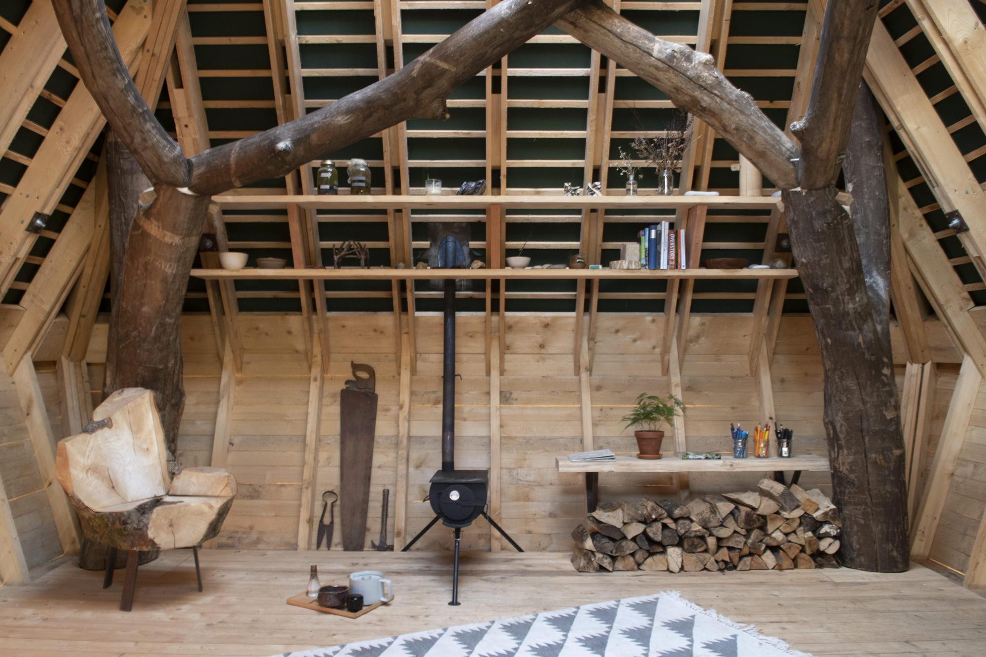 Woodland Cabin interior view