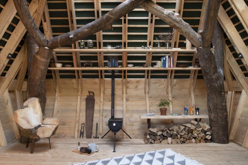 Woodland Cabin interior view
