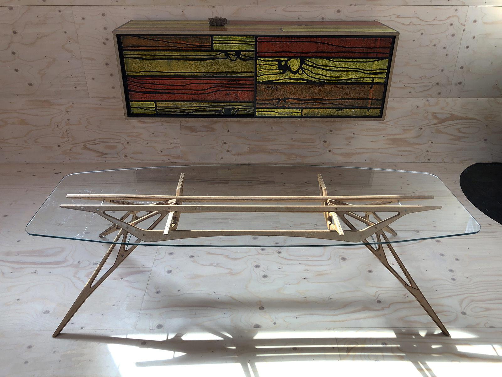 Faux Mollino Table
