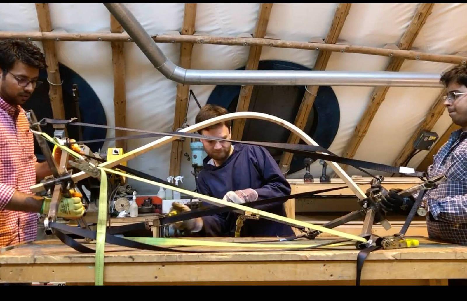 Free Form Steambending EarlyBendingTest1