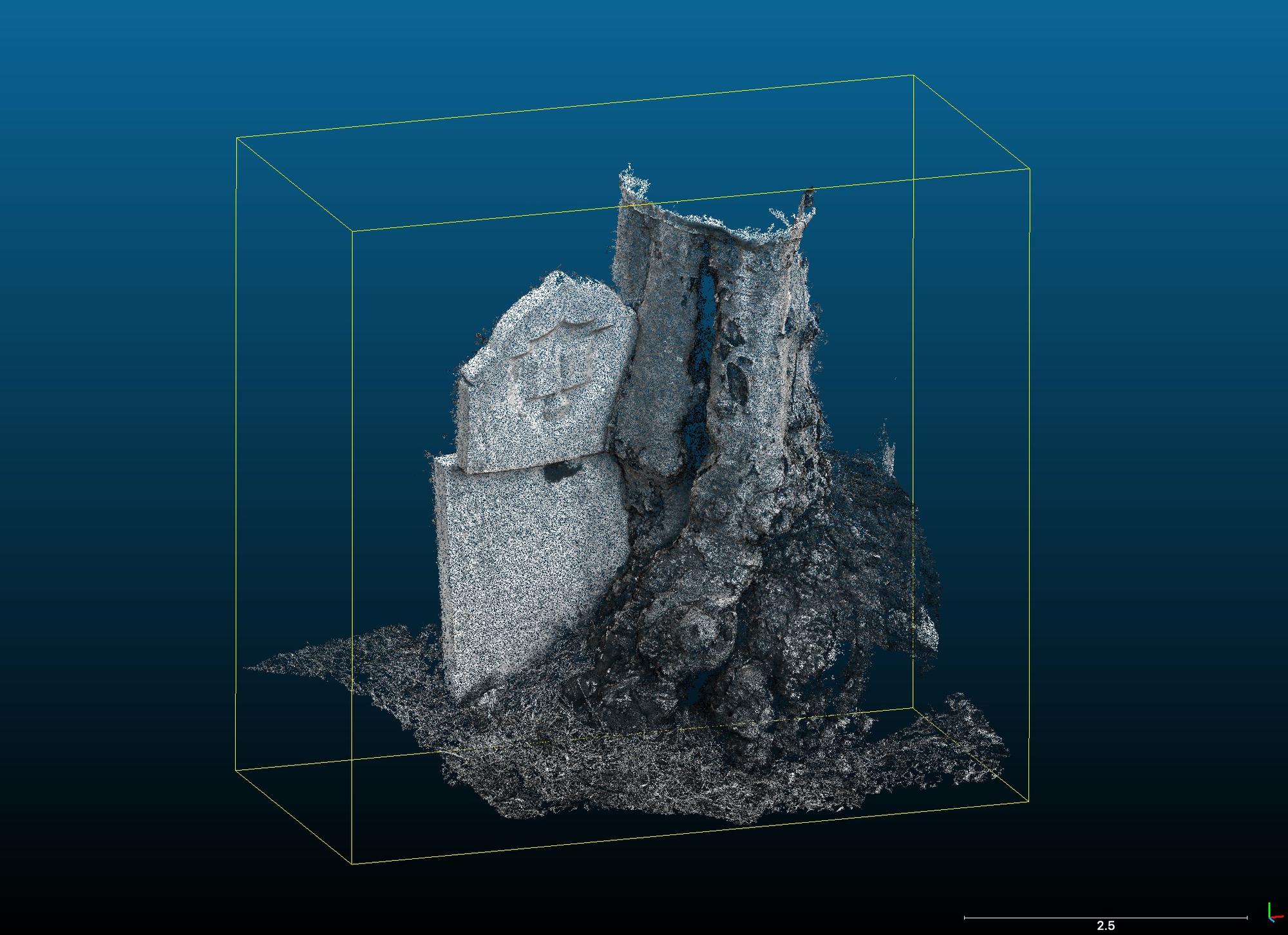 Scanning Glitch Lunenburg grave stone