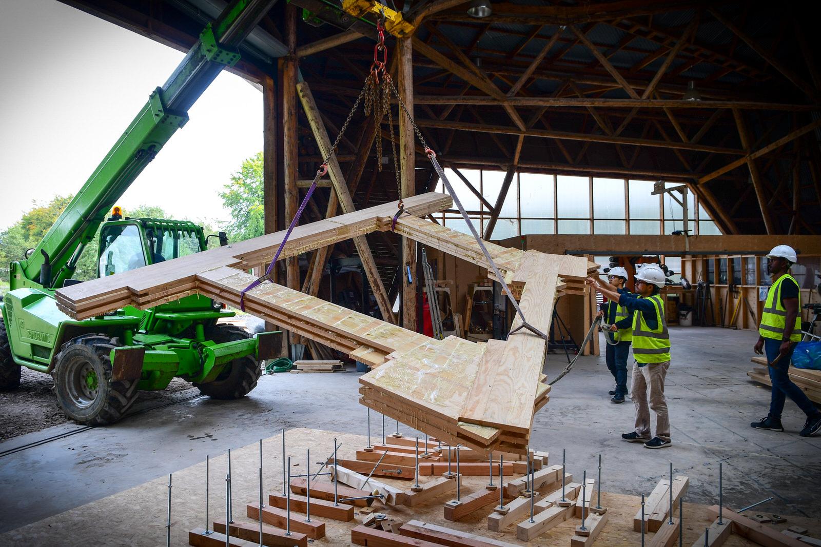 Hooke Park Build GlueUp ValerieBennett