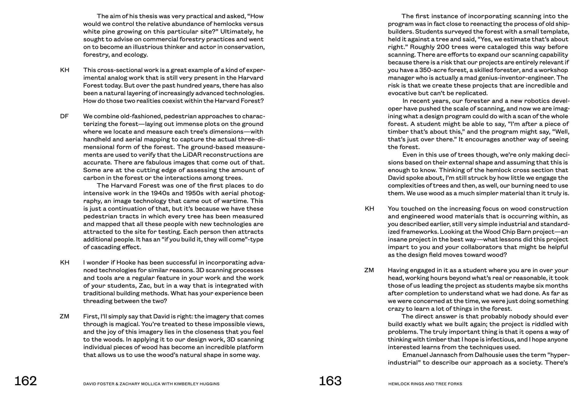 Harvard Pairs published spreads