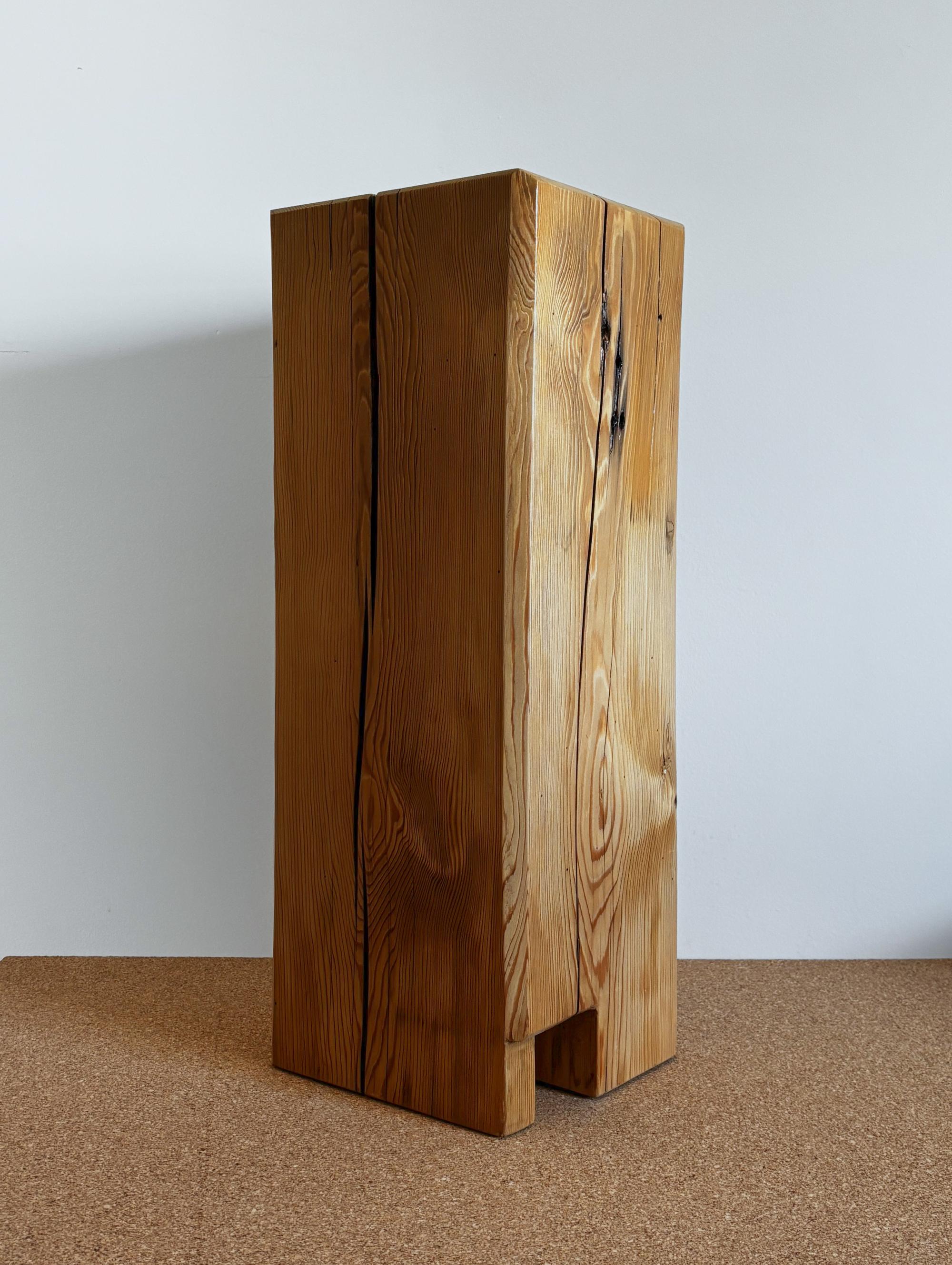 Reclaimed Side Table overhead