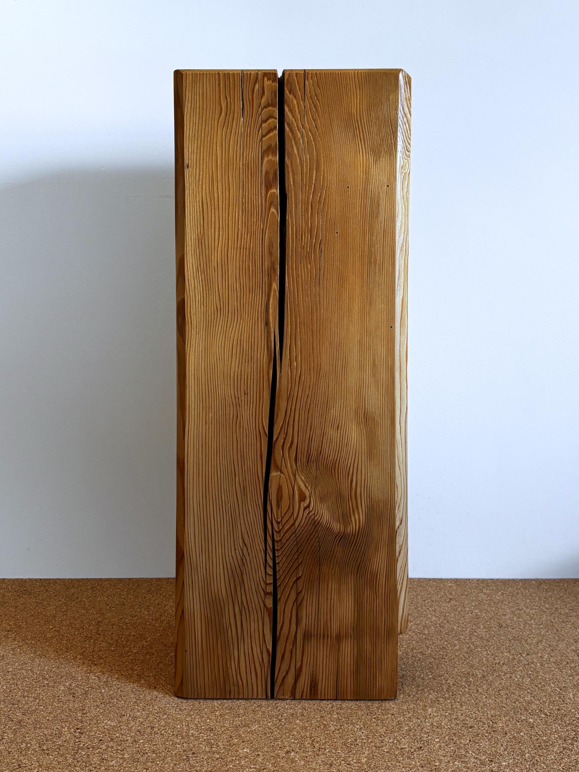 Reclaimed Side Table front view
