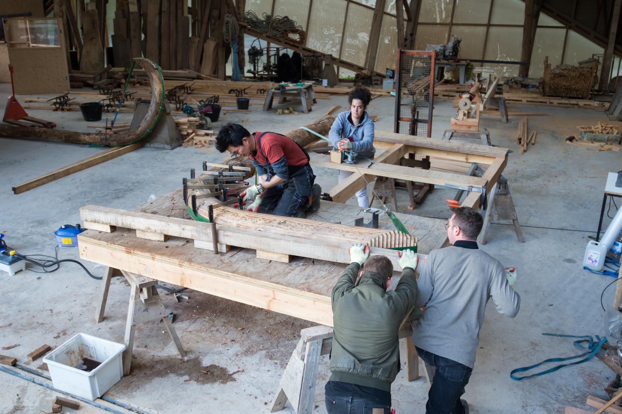 Sawmill Shelter process PHOTO ValerieBennett