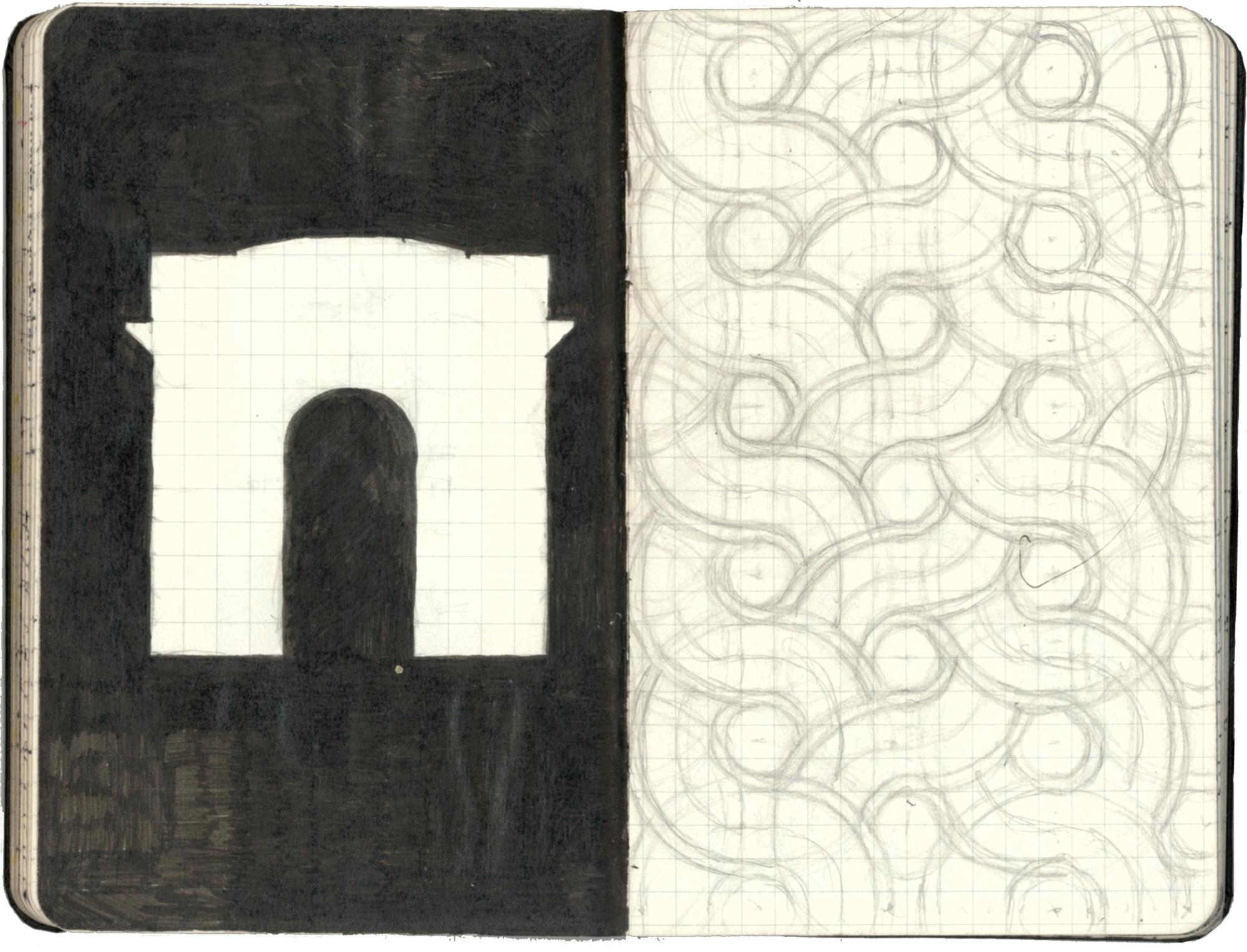 Sketchbook spread