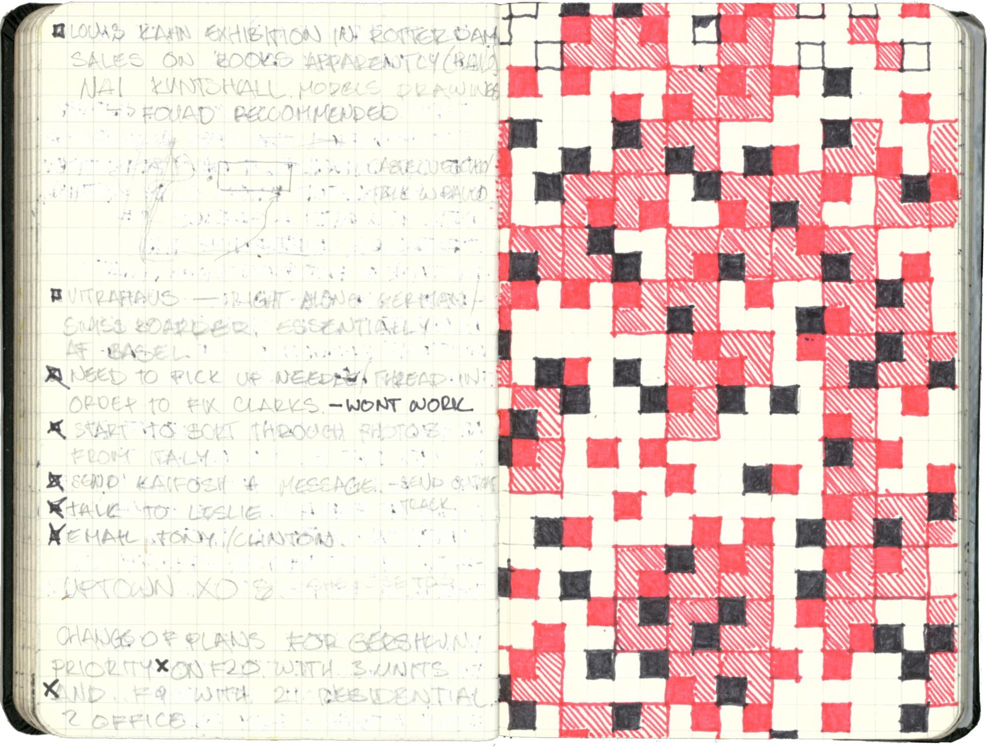 Sketchbook spread