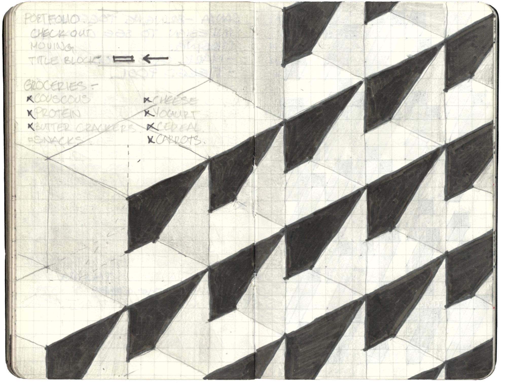 Sketchbook spread