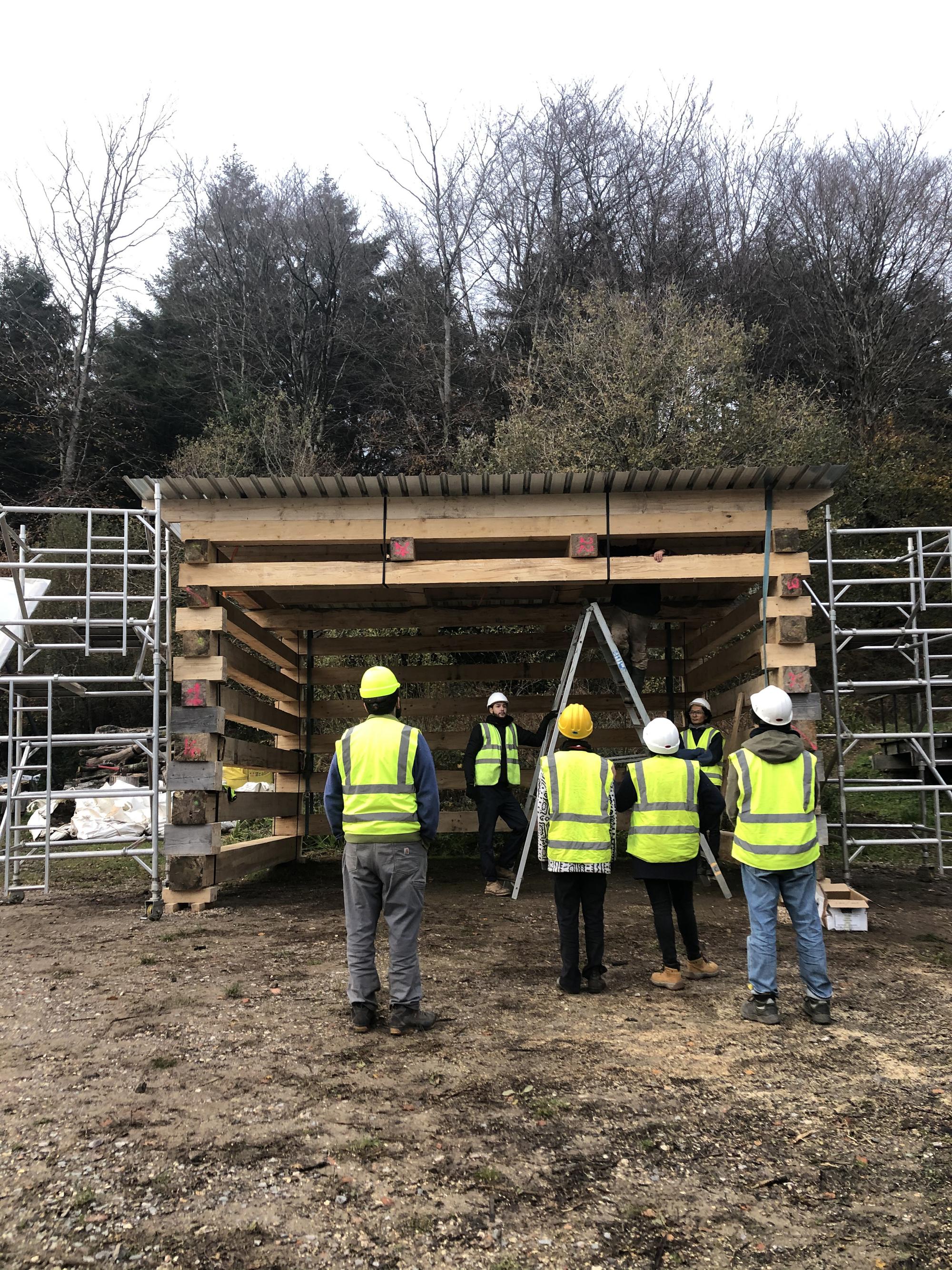 Timber Stack Drying Shelter