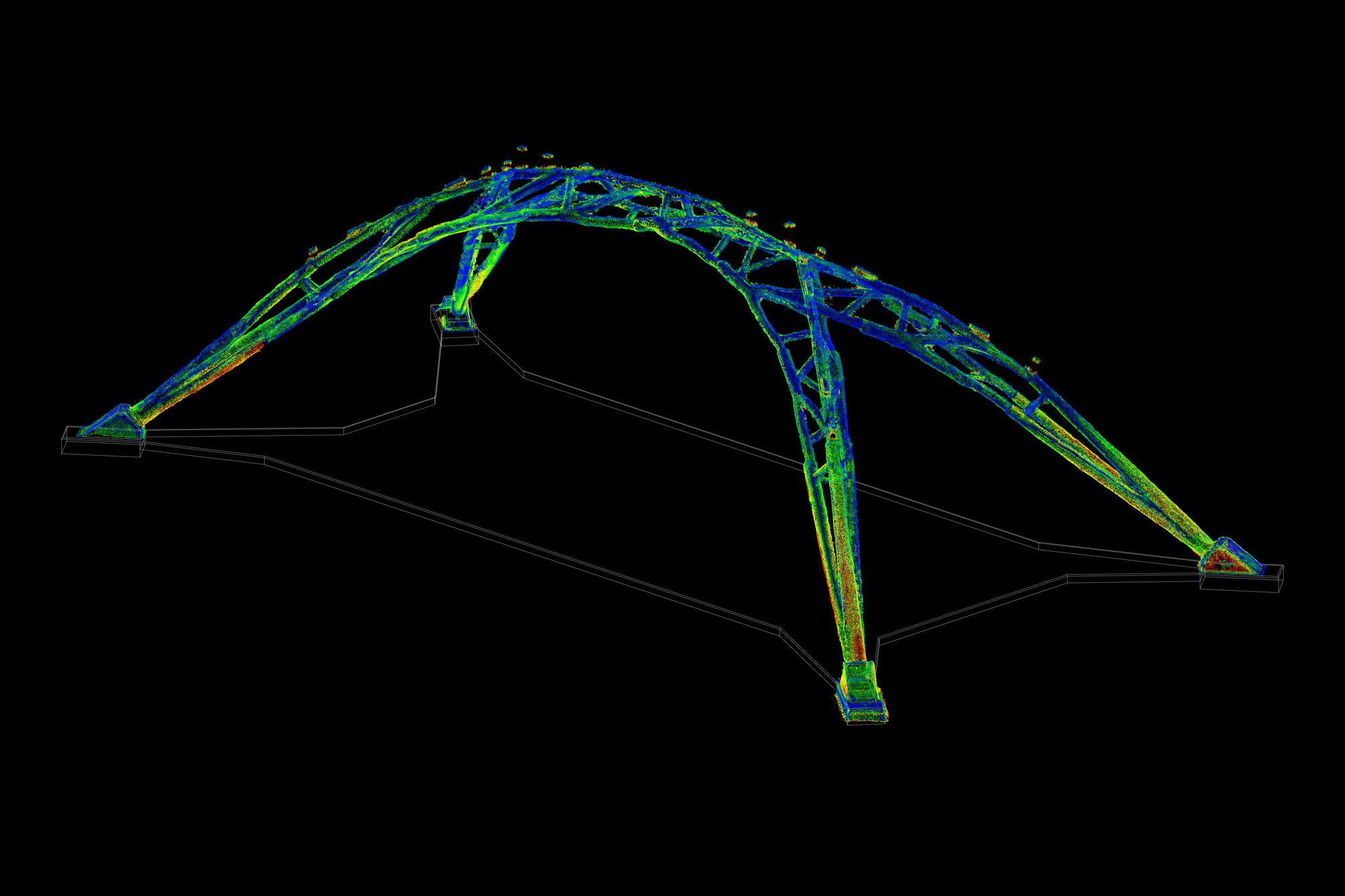 Tree Fork Truss Scan Analysis Truss Axo1 2016